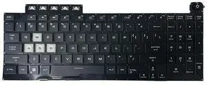 IFIXAI US Backlit Keyboard Backlight Black Replacement for ASUS TUF Gaming F15 FX506 FA506 FA506Q FX506L FA506U FX506LI IFIXAI US Backlit Keyboard Backlight Black Replacement for ASUS TUF Gaming F15 FX506 FA506 FA506Q FX506L FA506U FX506LI