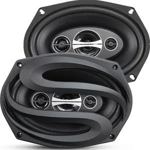 Seventour 6x9 4-Way Car Audio Door Speakers (Pair),350 Watts max Power,Full Range,Tweeters,Coaxial,Enhanced Sound,High-Efficiency Speaker for Cars/Truck,Great OEM Car Audio Upgrade (6x9 350 Watts) Seventour 6x9 4-Way Car Audio Door Speakers (Pair),350 Watts max Power,Full Range,Tweeters,Coaxial,Enhanced Sound,High-Efficiency Speaker for Cars/Truck,Great OEM Car Audio Upgrade (6x9 350 Watts)