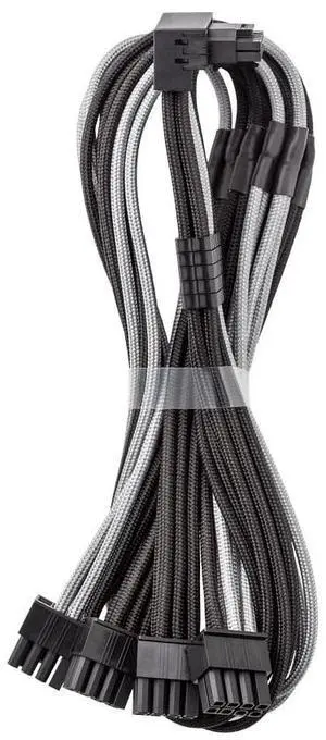 CableMod RT-Series Pro ModFlex Sleeved 12V-2x6 12VHPWR 90 StealthSense PCIe Cable for ASUS/Seasonic/Phanteks (Variant B, Black + Silver) CableMod RT-Series Pro ModFlex Sleeved 12V-2x6 12VHPWR 90 StealthSense PCIe Cable for ASUS/Seasonic/Phanteks (Variant B, Black + Silver)
