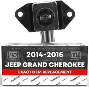 Rear View Backup Camera - Compatible with 2014-2015 Jeep Grand Cherokee - Reverse Park Assist Camera Replacement - OEM 68375333AA, 68137943AD, 68137943AE, 68137943AF, 68137943AG, 68137943AH, 590-071 Rear View Backup Camera - Compatible with 2014-2015 Jeep Grand Cherokee - Reverse Park Assist Camera Replacement - OEM 68375333AA, 68137943AD, 68137943AE, 68137943AF, 68137943AG, 68137943AH, 590-071