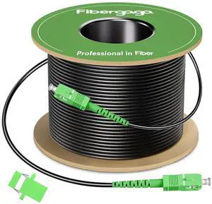 Fibergaga-150M(500ft) Outdoor Armored OS2 SCA to SCA Fiber Optic Cable,Singlemode Patch CableSimplex,9/125m Direct Burial,Fiber Optic Internet Cable,OD-3MM LSZH Black Fibergaga-150M(500ft) Outdoor Armored OS2 SCA to SCA Fiber Optic Cable,Singlemode Patch CableSimplex,9/125m Direct Burial,Fiber Optic Internet Cable,OD-3MM LSZH Black