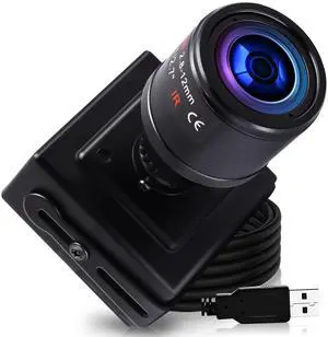 IEights Varifocal Lens USB Camera Full HD 2448P, 8 MP High Definition, USB2.0, Plug&Play, 2.8-12mm Varifocal Lens, UVC for Windows, Linux, Mac, Android IEights Varifocal Lens USB Camera Full HD 2448P, 8 MP High Definition, USB2.0, Plug&Play, 2.8-12mm Varifocal Lens, UVC for Windows, Linux, Mac, Android