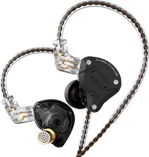 KZ ZS10 Pro Wired Earbuds in Ear Monitor Headphone KZ IEMs for Gaming in-Ear Earphone 4BA+1DD Drivers Metal Earphones with Stainless Steel Faceplate, 2 Pin Detachable Cable (Matte Black, Without Mic) KZ ZS10 Pro Wired Earbuds in Ear Monitor Headphone KZ IEMs for Gaming in-Ear Earphone 4BA+1DD Drivers Metal Earphones with Stainless Steel Faceplate, 2 Pin Detachable Cable (Matte Black, Without Mic)