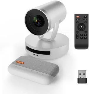 NUROUM Conference Room Camera System, 5X Optical Zoom, Noise Cancellation, Autofocus, All-in-one Video Conferencing System, 1080P PTZ Webcam, Bluetooth Conference Speaker and Microphone NUROUM Conference Room Camera System, 5X Optical Zoom, Noise Cancellation, Autofocus, All-in-one Video Conferencing System, 1080P PTZ Webcam, Bluetooth Conference Speaker and Microphone