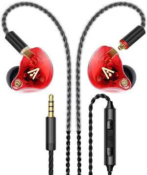 Vibes 202M Wired Earbuds - HiFi in Ear Monitor Headphones - Noise Isolating Ear Buds w/ Mic - Clear Sound, Deep Bass & Comfort-Fit Gaming Earphones - MMCX to 3.5mm & Silver Plated Cord, Carrying Case Vibes 202M Wired Earbuds - HiFi in Ear Monitor Headphones - Noise Isolating Ear Buds w/ Mic - Clear Sound, Deep Bass & Comfort-Fit Gaming Earphones - MMCX to 3.5mm & Silver Plated Cord, Carrying Case