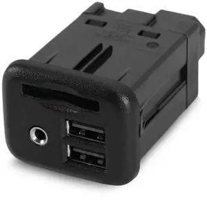 Wanzuwbip 13519224 USB Port Interface AUX Jack Audio carplay fit for Silverado Sierra Escalade Tahoe Suburban Yukon with SD Card Slot & Jet Black Wanzuwbip 13519224 USB Port Interface AUX Jack Audio carplay fit for Silverado Sierra Escalade Tahoe Suburban Yukon with SD Card Slot & Jet Black
