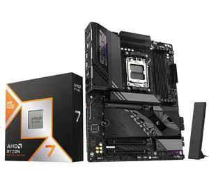Micro Center AMD Ryzen 7 9800X3D CPU Processor with GIGABYTE X870E AORUS Elite WIFI7 AM5 Motherboard (ATX, DDR5, 4X M.2, PCIe 5.0, USB4) Micro Center AMD Ryzen 7 9800X3D CPU Processor with GIGABYTE X870E AORUS Elite WIFI7 AM5 Motherboard (ATX, DDR5, 4X M.2, PCIe 5.0, USB4)