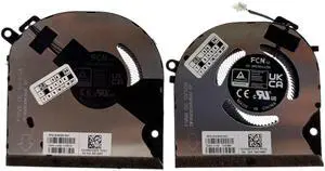 CPU+GPU Cooling Fan for HP Envy x360 15-FE, 15T-FE, 15-FH, 15Z-FH, TPN-C165 TPN-C166, DFS5K12304363C, DFS5K12304363D, EGS50050S1-CM50-S9A, EG50050S1-CM60-S9A, N49282-001, N47948-001 CPU+GPU Cooling Fan for HP Envy x360 15-FE, 15T-FE, 15-FH, 15Z-FH, TPN-C165 TPN-C166, DFS5K12304363C, DFS5K12304363D, EGS50050S1-CM50-S9A, EG50050S1-CM60-S9A, N49282-001, N47948-001