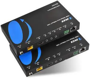 OREI 4K HDMI Extender Balun- HDBaseT UltraHD 4K 60Hz 4:4:4 over Single CAT5e/6/7 Cable with HDR, KVM, CEC, ARC , IR Support, RS-232 - upto 330 Ft OREI 4K HDMI Extender Balun- HDBaseT UltraHD 4K 60Hz 4:4:4 over Single CAT5e/6/7 Cable with HDR, KVM, CEC, ARC , IR Support, RS-232 - upto 330 Ft