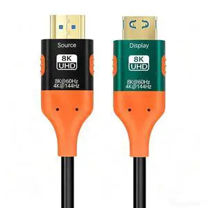 JUSTLINK 8K Fiber HDMI Cable 50ft (15m), 48Gbps Ultra High Speed HDMI 2.1,HDR, Unidirectional Optical HDMI Cable, Long Distance No Signal Loss for TV, PS5, Xbox JUSTLINK 8K Fiber HDMI Cable 50ft (15m), 48Gbps Ultra High Speed HDMI 2.1,HDR, Unidirectional Optical HDMI Cable, Long Distance No Signal Loss for TV, PS5, Xbox