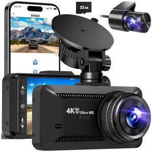 Oryzom 4k Dashcam Pro, Ultra HD Video Recording, Front and Rear Dual Camera, Wdr Night Vision, G-Sensor Emergency Recording, Loop Recording, Parking Monitor, Car Dashboard Camera Oryzom 4k Dashcam Pro, Ultra HD Video Recording, Front and Rear Dual Camera, Wdr Night Vision, G-Sensor Emergency Recording, Loop Recording, Parking Monitor, Car Dashboard Camera