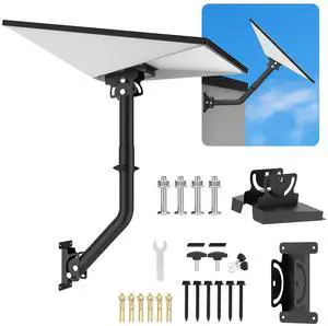 Gen 3 Starlink Mount, Adjustable Metal Starlink Standard Kit, Compatible with Standard 4/4X/V3 with Pipe Adapter,Weatherproof,for Wall and Roof Gen 3 Starlink Mount, Adjustable Metal Starlink Standard Kit, Compatible with Standard 4/4X/V3 with Pipe Adapter,Weatherproof,for Wall and Roof