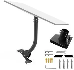 Sta-rlink Gen 3 Mount Kit, Wall/Roof Mount for Star-Link Internet Satellite, Compatible with Gen3/V3 Standard Dish (Wall/Roof Mount) Sta-rlink Gen 3 Mount Kit, Wall/Roof Mount for Star-Link Internet Satellite, Compatible with Gen3/V3 Standard Dish (Wall/Roof Mount)