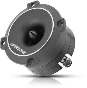 Warzone WZ25TW 2.93-Inch Super Tweeter Speaker, 4 Ohm, 550W Max Power, 106dB Sensitivity, Titanium Diaphragm, CCAW Voice Coil for Pro Car Audio Warzone WZ25TW 2.93-Inch Super Tweeter Speaker, 4 Ohm, 550W Max Power, 106dB Sensitivity, Titanium Diaphragm, CCAW Voice Coil for Pro Car Audio