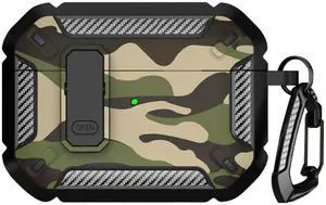 Saharacase AirPods Pro 3 Case Heavy-Duty Secure Lock Compatible with AirPods Pro 3rd Gen Raider Series Camo Green Saharacase AirPods Pro 3 Case Heavy-Duty Secure Lock Compatible with AirPods Pro 3rd Gen Raider Series Camo Green