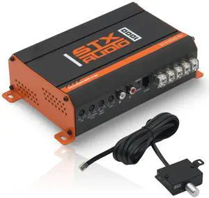 STX Audio STX1000.1D 1000-Watt Monoblock Class D Amplifier, 1 Ohm Stable, 600W RMS, MOSFET Circuit Design, Adjustable Bass Boost and LPF for Car Audio Systems STX Audio STX1000.1D 1000-Watt Monoblock Class D Amplifier, 1 Ohm Stable, 600W RMS, MOSFET Circuit Design, Adjustable Bass Boost and LPF for Car Audio Systems