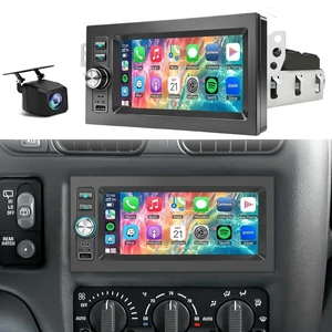 Plug&Play 1.5 Din Car Radio for Chevy Silverado 1995-2002S10 1998-2002Blazer 1998-2002for GMC Suburban 1995-1999,Yukon 1995-2002 Sonoma 1998-20026.9 Inch IPS Touch Screen with Carplay Android auto Plug&Play 1.5 Din Car Radio for Chevy Silverado 1995-2002S10 1998-2002Blazer 1998-2002for GMC Suburban 1995-1999,Yukon 1995-2002 Sonoma 1998-20026.9 Inch IPS Touch Screen with Carplay Android auto