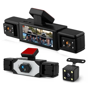 360 Degree View 4 Channel Dash Cam 1080 P Front and Rear Inside, Left and Right Dash Camera for Cars, 3.16 Inch Night Vision, Loop Recording, Exposure Compensation, Reversing Assistance 360 Degree View 4 Channel Dash Cam 1080 P Front and Rear Inside, Left and Right Dash Camera for Cars, 3.16 Inch Night Vision, Loop Recording, Exposure Compensation, Reversing Assistance