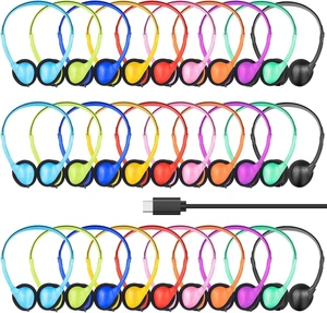 MENGLALA USB C Headphones Bulk for Classroom Kids 50 Pack,Wired USB Type C MENGLALA USB C Headphones Bulk for Classroom Kids 50 Pack,Wired USB Type C