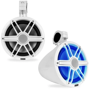 NVX 8" V-Series 2-Way Marine Tower Speakers (Sport White, Pair) NVX 8" V-Series 2-Way Marine Tower Speakers (Sport White, Pair)