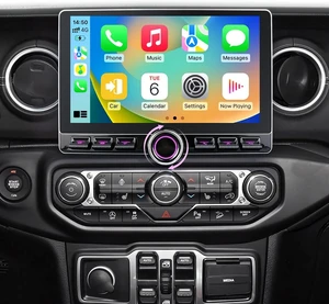 10.2 HD 4G+64GB Android15 Car Stereo Radio Upgrade for Jeep Wrangler JL & Gladiator JT 2018-2023 Volume Knob Keybutton Wireless Carplay/Android Auto Steering Wheel Control WiFi USB-C Fast Charg 10.2 HD 4G+64GB Android15 Car Stereo Radio Upgrade for Jeep Wrangler JL & Gladiator JT 2018-2023 Volume Knob Keybutton Wireless Carplay/Android Auto Steering Wheel Control WiFi USB-C Fast Charg