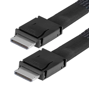 NGFF OCuLink PCIe 4.0 PCI-Express SFF-8611 4i to OCuLink SFF-8611 Data Active Cable for eGPU SSD External Graphics Card 200cm NGFF OCuLink PCIe 4.0 PCI-Express SFF-8611 4i to OCuLink SFF-8611 Data Active Cable for eGPU SSD External Graphics Card 200cm