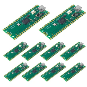 10Pcs RP2040 Pico Development Board Type C USB 2MB Flash Dual-Core Cortex M0+ Processor for Raspberry Pi Supports C/C++/Python SPI/I2C/UART Interfaces 10Pcs RP2040 Pico Development Board Type C USB 2MB Flash Dual-Core Cortex M0+ Processor for Raspberry Pi Supports C/C++/Python SPI/I2C/UART Interfaces
