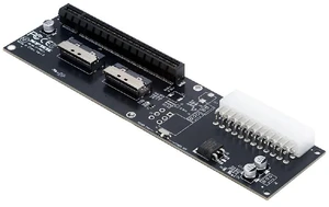 NFHK PCIE5.0 PCI-Express 16X VROC Adapter to Dual MCIO 8X Mini Cool Edge IO SFF-TA-1016 for Graphics Card Mainboard NFHK PCIE5.0 PCI-Express 16X VROC Adapter to Dual MCIO 8X Mini Cool Edge IO SFF-TA-1016 for Graphics Card Mainboard