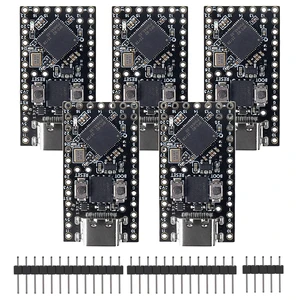 5Pcs Pro Micro RP2040 Development Board Dual-Core, 264KB RAM 4MB Flash USB-C Type-C Interface Compatible with MicroPython Compact Embedded System Module 5Pcs Pro Micro RP2040 Development Board Dual-Core, 264KB RAM 4MB Flash USB-C Type-C Interface Compatible with MicroPython Compact Embedded System Module