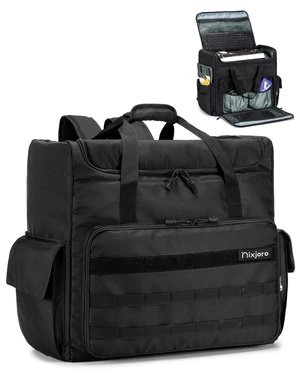 Nixjoro Computer Desktop Tower Large Carrying Case Compatible with ATX/M-ATX PC Travel Case for Computer Moving, Portable Gaming Backpack for Keyboard, Mouse and Accessories Nixjoro Computer Desktop Tower Large Carrying Case Compatible with ATX/M-ATX PC Travel Case for Computer Moving, Portable Gaming Backpack for Keyboard, Mouse and Accessories
