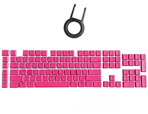 Full Set of Keyboard Keycaps Replacement for Logitech G815 G813 G915 G913 TKL RGB Gaming Mechanical Keyboard 109 Keys Pink Full Set of Keyboard Keycaps Replacement for Logitech G815 G813 G915 G913 TKL RGB Gaming Mechanical Keyboard 109 Keys Pink
