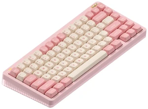 nuphy Halo75 V2 Mechancial Gaming Kyeboard,75% Wireless Hot Swappable Bluetooth Keyboard,83 Kyes RGB Backlit Keyboard,Support Bluetooth/2.4GHz/USB-C-Pink Silent Red Clear-Top Switch nuphy Halo75 V2 Mechancial Gaming Kyeboard,75% Wireless Hot Swappable Bluetooth Keyboard,83 Kyes RGB Backlit Keyboard,Support Bluetooth/2.4GHz/USB-C-Pink Silent Red Clear-Top Switch