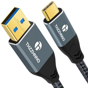 Thzzhnno USB A to USB C Cable 15FT, USB 3.0 USB Gen1 5Gbps Data Transfer Cable Cord for Phone/MacBook Pro/iPad Pro Thzzhnno USB A to USB C Cable 15FT, USB 3.0 USB Gen1 5Gbps Data Transfer Cable Cord for Phone/MacBook Pro/iPad Pro
