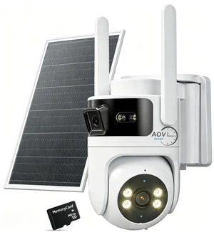 LongPlus Dual Lens Solar Security Camera, 2MP+2MP AOV 24/7 WiFi 6 Outdoor LongPlus Dual Lens Solar Security Camera, 2MP+2MP AOV 24/7 WiFi 6 Outdoor