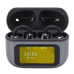ZAICOLER Wireless Earbuds Headphones HiFi Sound 5.49, Over Ear Earphones with LCD Color Touchscreen for Sports, Office, Library (Black) ZAICOLER Wireless Earbuds Headphones HiFi Sound 5.49, Over Ear Earphones with LCD Color Touchscreen for Sports, Office, Library (Black)