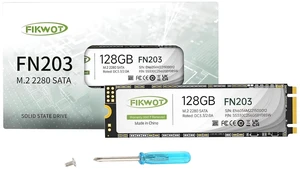 Fikwot FN203 M.2 SATA SSD - SLC Cache 3D NAND TLC SATA III 6Gb/s M.2 2280 NGFF Internal Solid State Drive, Up to 550MB/s, Compatible with Ultrabooks, Tablet Computers and Mini PCs (128GB) Fikwot FN203 M.2 SATA SSD - SLC Cache 3D NAND TLC SATA III 6Gb/s M.2 2280 NGFF Internal Solid State Drive, Up to 550MB/s, Compatible with Ultrabooks, Tablet Computers and Mini PCs (128GB)