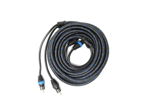 Sky High Car Audio 2 Channel 20 ft RCA Cables Triple Shield Nylon Coated Sky High Car Audio 2 Channel 20 ft RCA Cables Triple Shield Nylon Coated