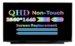 NE173QHM-NZ1 V8.1 V8.0 NE173QHM-NZ2 NE173QHM-NZ3 Screen Replacement for MSI Stealth 1713017 for ASUS ROG Strix G17 G713PU G713PI G713PV G713PV-WS94 17.3" QHD 2560 * 1440 240HZ LCD Display Panel NE173QHM-NZ1 V8.1 V8.0 NE173QHM-NZ2 NE173QHM-NZ3 Screen Replacement for MSI Stealth 1713017 for ASUS ROG Strix G17 G713PU G713PI G713PV G713PV-WS94 17.3" QHD 2560 * 1440 240HZ LCD Display Panel