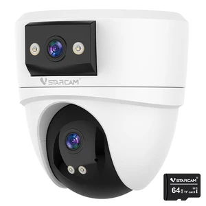 VSTARCAM 5MP Dual Lens POE IP Security Camera, IP Camera Indoor/Outdoor with 108 Wide Angle 4 mm Lens, 2-Way Talk, Color Night Vision, Compatible with Third-Party NVRs VSTARCAM 5MP Dual Lens POE IP Security Camera, IP Camera Indoor/Outdoor with 108 Wide Angle 4 mm Lens, 2-Way Talk, Color Night Vision, Compatible with Third-Party NVRs