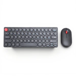 Sanpyl Wireless Keyboard Mouse Combo, 64-Key Retro Round Keycaps Sanpyl Wireless Keyboard Mouse Combo, 64-Key Retro Round Keycaps