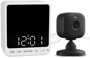 Wasserstein Alarm Clock Case for Blink Mini - Black Version - Discreet Cover for Low-Key Camera Placement - NOT Compatible with Blink Mini 2 (White Version) - Camera NOT Included Wasserstein Alarm Clock Case for Blink Mini - Black Version - Discreet Cover for Low-Key Camera Placement - NOT Compatible with Blink Mini 2 (White Version) - Camera NOT Included