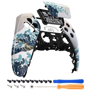 eXtremeRate The Great Wave Touchpad Front Top Shell Compatible with ps5 Controller BDM-010 020 030 040 050, DIY Replacement Shell Custom Touch Pad Cover Compatible with ps5 Controller eXtremeRate The Great Wave Touchpad Front Top Shell Compatible with ps5 Controller BDM-010 020 030 040 050, DIY Replacement Shell Custom Touch Pad Cover Compatible with ps5 Controller