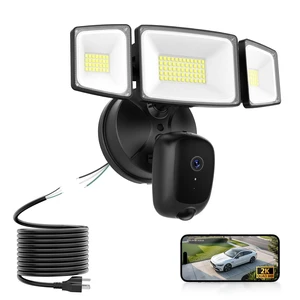 Onforu 2K Floodlight Camera Plug&Hardwired, Smart Security Camera Outdoor Onforu 2K Floodlight Camera Plug&Hardwired, Smart Security Camera Outdoor