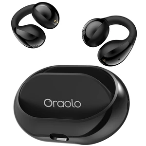 Oraolo Open Ear Headphones, Bluetooth 6.0 Wireless Earbuds with Stereo Sound, ENC Clear Call, 21H Playtime, Type-C Charging, Touch Control, IPX6 Waterproof Open Ear Clip-On Earbuds for Sports O Oraolo Open Ear Headphones, Bluetooth 6.0 Wireless Earbuds with Stereo Sound, ENC Clear Call, 21H Playtime, Type-C Charging, Touch Control, IPX6 Waterproof Open Ear Clip-On Earbuds for Sports O