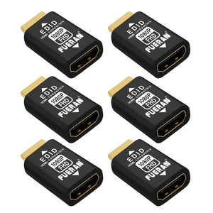 FUERAN HDMI edid Emulator Adapter, 1920X1080@60Hz emulators,Reliable Pass-Through for Video Splitters, Extenders, AV Receivers Plug & Play1080P@60Hz(6Pack) FUERAN HDMI edid Emulator Adapter, 1920X1080@60Hz emulators,Reliable Pass-Through for Video Splitters, Extenders, AV Receivers Plug & Play1080P@60Hz(6Pack)