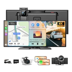 Largest 11.5 inch Wireless CarPlay Screen for Car,Built-in N-etflix/YouTube/TikTok and other apps,A-pple CarPlay & Android Auto screen with1081P Backup Camera/Navigation/Voice Control,for All V Largest 11.5 inch Wireless CarPlay Screen for Car,Built-in N-etflix/YouTube/TikTok and other apps,A-pple CarPlay & Android Auto screen with1081P Backup Camera/Navigation/Voice Control,for All V