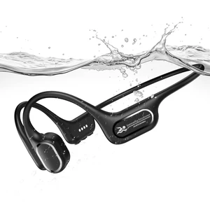 RELAXYO Bone Conduction Swimming Headphones, IP68 Waterproof Swimming Headphones, Open Ear Headphones with 32GB MP3, Bluetooth 5.4 Underwater Earbuds for Marathon Swimming Running RELAXYO Bone Conduction Swimming Headphones, IP68 Waterproof Swimming Headphones, Open Ear Headphones with 32GB MP3, Bluetooth 5.4 Underwater Earbuds for Marathon Swimming Running