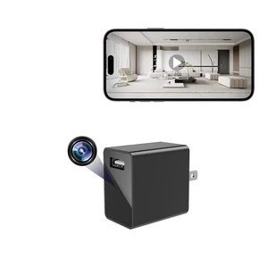 HiSpyCam USB Charger Camera - Wireless Plug Camera - Full HD 1080P - 140 Degree Wide Angle - WiFi Nanny Cam for Home Office Security - Motion Detection Alerts HiSpyCam USB Charger Camera - Wireless Plug Camera - Full HD 1080P - 140 Degree Wide Angle - WiFi Nanny Cam for Home Office Security - Motion Detection Alerts