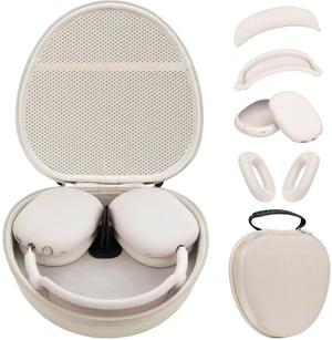 Smart Case for Apple AirPods Max Supports Sleep Mode, with Ear Pad Case Cover/Ear Cups Cover/Headband Cover Silicone Accessories for AirPods Max Headphones,Hard Portable Carry Travel Storage Bag,Stone Smart Case for Apple AirPods Max Supports Sleep Mode, with Ear Pad Case Cover/Ear Cups Cover/Headband Cover Silicone Accessories for AirPods Max Headphones,Hard Portable Carry Travel Storage Bag,Stone
