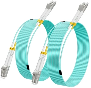 ZHENLIAN-LC to LC Fiber Patch Cable 10G LSZH OM3 Multi-Mode Fiber Optic Cable Cord Duplex 50/125um (2, 960, Inches) ZHENLIAN-LC to LC Fiber Patch Cable 10G LSZH OM3 Multi-Mode Fiber Optic Cable Cord Duplex 50/125um (2, 960, Inches)